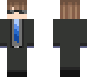 my fancy suit with black sunglassses