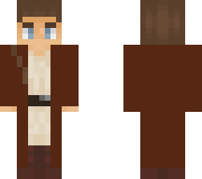 obi-wan kenobi with jedi robe episode 1 the phantom menace
