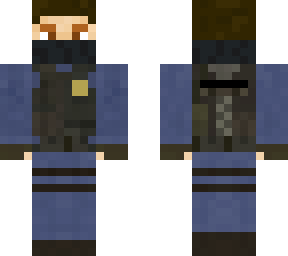 officer (skin's not  mine) i just changed hair and added hands on the gloves