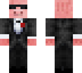 tuxedo pig {hd)
