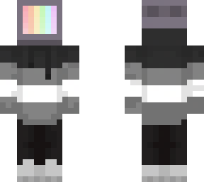 tv skin but b&w (not mine)