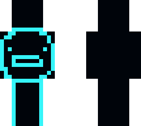black dream with light blue outline