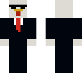 chicken in a tuxedo