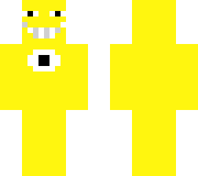 creepy yellow guy