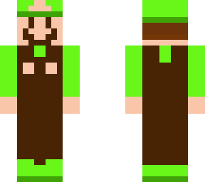 luigi green with black
