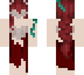 mermaid with bones
