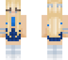 navy-blue cheer costume