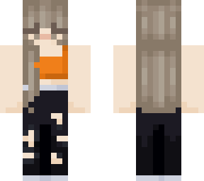 orange summery outfit