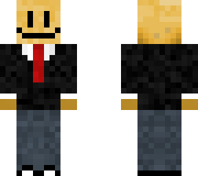 potato in suit
