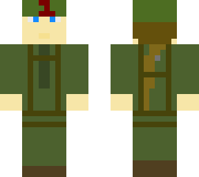 red one infantry solider. wwii
