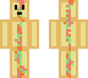 skin de un bocadillo | Minecraft Skin