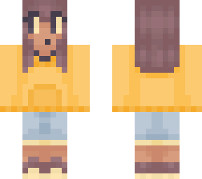 yellow sweater girl