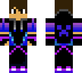 a purple skin