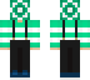 aquarium green sweater with overalls