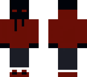 black and red demon