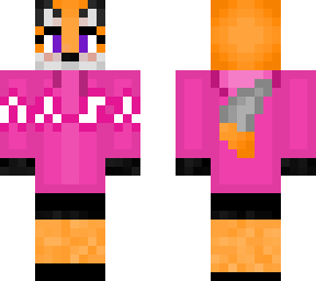 girl fox in a hoddie