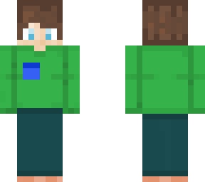 green jumper version of my skin