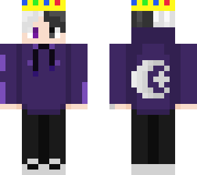 lunar skin with crown for technoblade