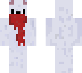 polar bear red scarf