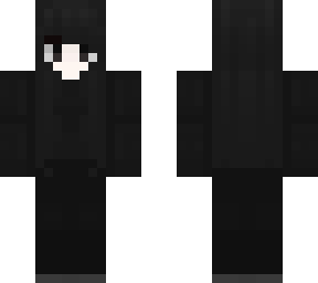 Black Dressed Anime Girl | Minecraft Skin