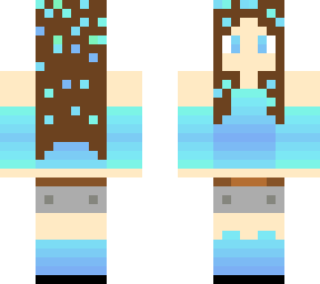 blue girl