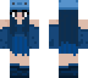 blue girl