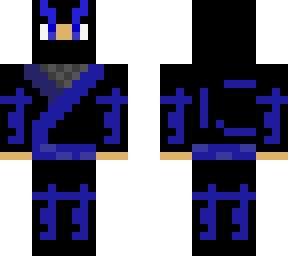 blue ninja w/ horns