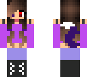 cute purple werewolf girl