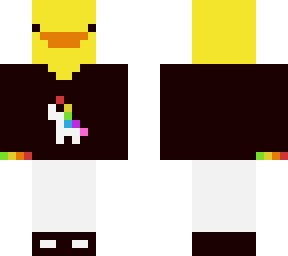 duck in unicorn hoodie