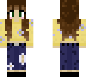 flower sweater girl