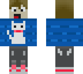 persona con sueter de gato