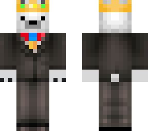 polar bear with a suit