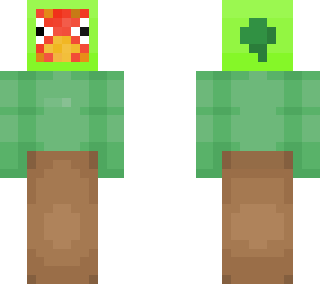 pollo en un traje de plantas bersus somvies xd
