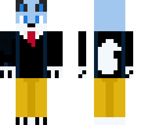 suit wolf blue