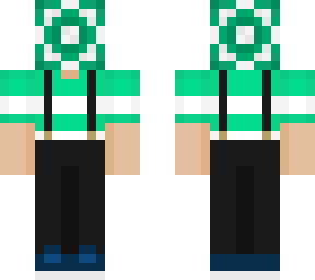 aquarium green sweater with overalls short sleeved