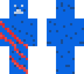 blue guy with stripes