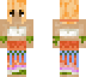 colorful blonde hippie