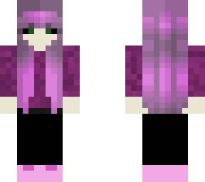 cute purple girl (hair by myeiubases)