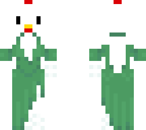 green dress chicken