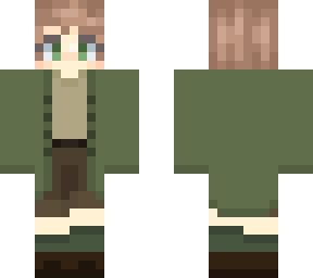 green jacket