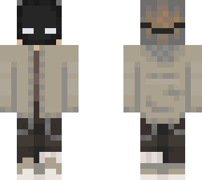 human shady with mask