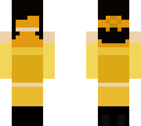 masked yellow e-girl