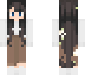 nature gal (elf with long hair and flowers)