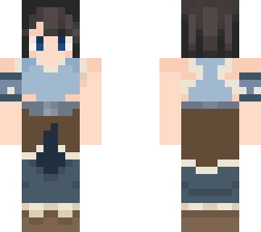 nature gal but waterbender (skin skirt)