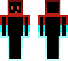 neon red and blue