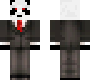 panda in a suit