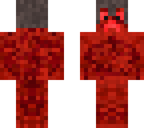 Red and orange warrior | Minecraft Skin