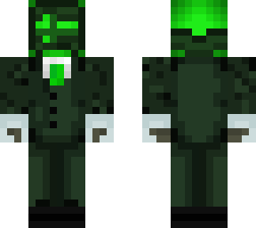 slime traje verde