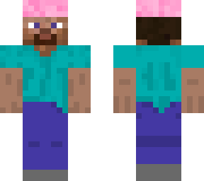 steve con gorrito de ducha