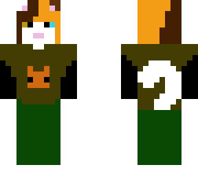 a spooky pixelcat!